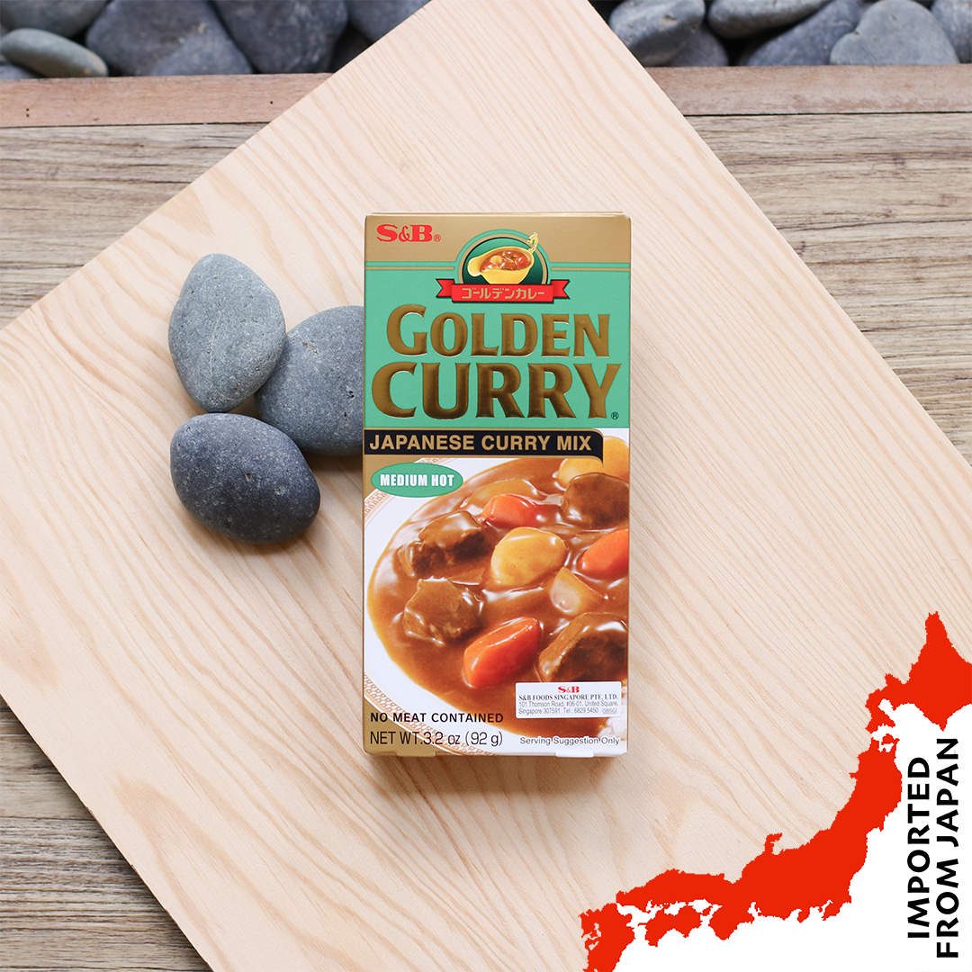 Golden curry sauce mix medium hot - S&B - 92 g